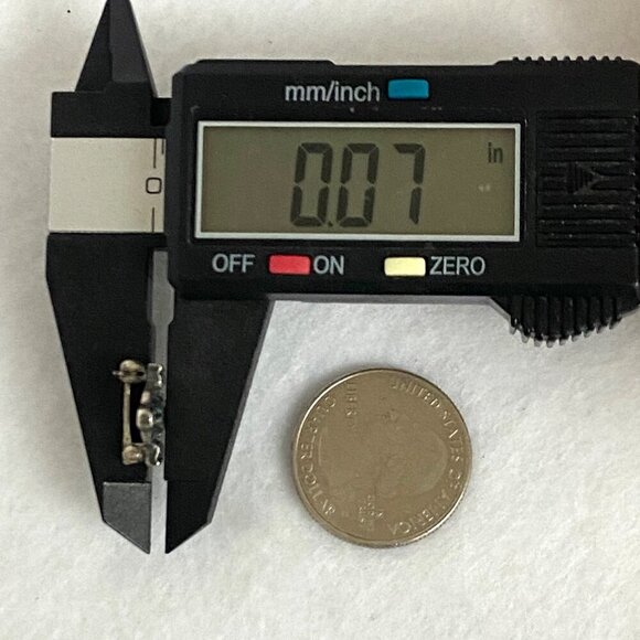 VTG James Avery Sterling Silver 925 Tiny Unity Marriage Alter Cross Pin Brooch - Picture 16 of 16